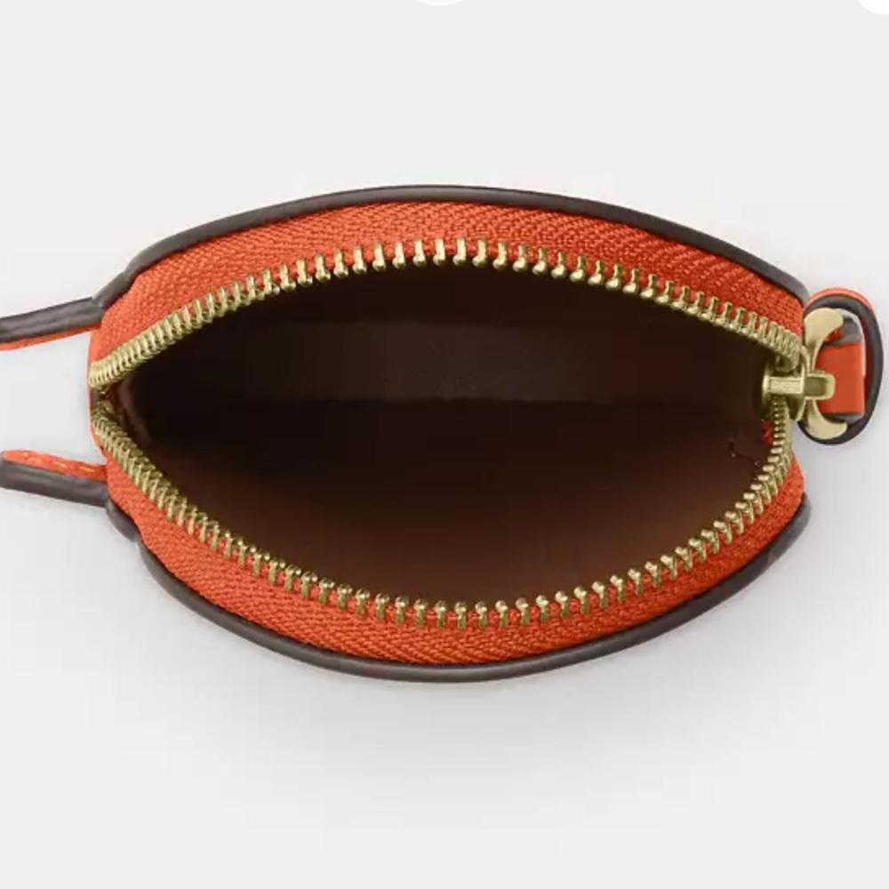 Coach Orange Pumpkin Coin Pouch Halloween 2025 - Picture 2 of 6